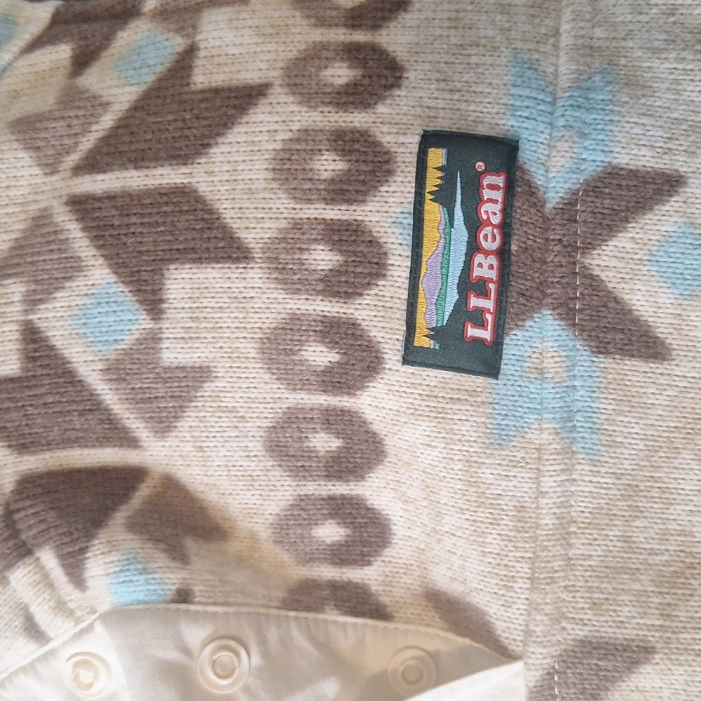 LL Bean's Sweater Fleece 1/4 Snap Pullover - S - Picture 9 of 9